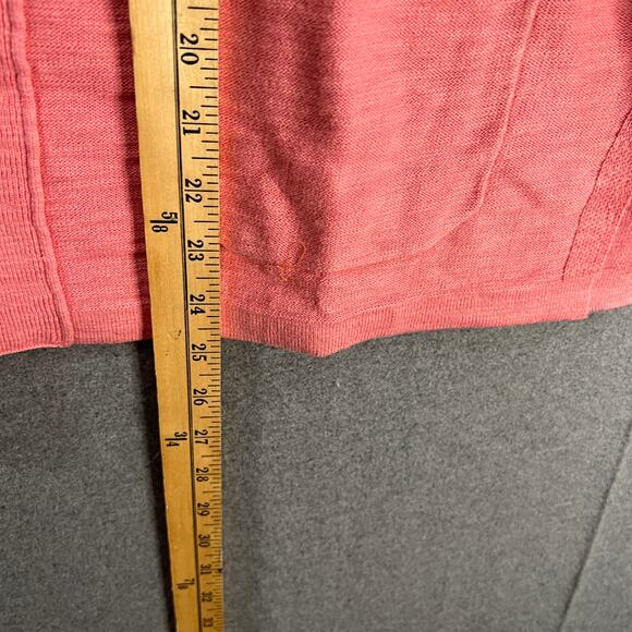 Isaac Mizrahi Live! Bridgehampton Button Front Sweat Lychee Pink, X-Large - Picture 4 of 10